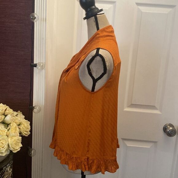 FARM Rio Orange Sleeveless Top - Picture 5 of 8